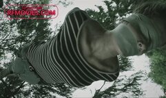 Leya in a serious trouble - Captured and tape bound in woods (FULL HD MP4)