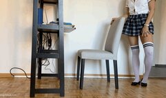 HOT STUDENT TEASING THE PROFESSOR AND GOT HER SHOE STOLEN - MP4 Mobile Version