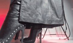 Time to worship my leather boots POV