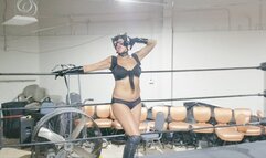 The Brat Attacks Catwoman's Belly!