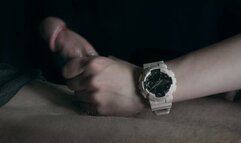 G-Shock Unboxing while Tenn can't wait getting his dick fucked by Amys Hand wearing that beautiful, sexy wrist watch