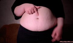 Belly button fetish clip