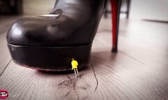 Swallowing My Boot Bitch! Ft Mistress Tess - 4K