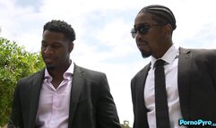 Blonde Milf Sophia West Sucks 2 BBCs