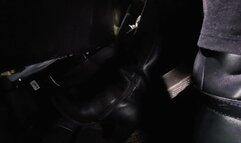 Black Knee High Boots Night Drive and Rev