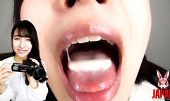 Misaki's Intimate Oral Exploration: An Amateur's POV Selfie