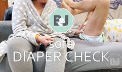 Sofa diaper check