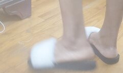 Calypso Rose - Walking Around The Room Showing Off Her Pretty Feet and Cute Shoes (Dec 2023)