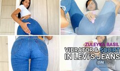 VIBRATOR & SQUIRT IN LEVI'S JEANS