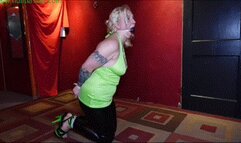 Ziptie endurance hell for hapless blonde wench (MP4 HD 6000kbps)