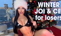 EvilWoman: Winter JOI and CEI for losers