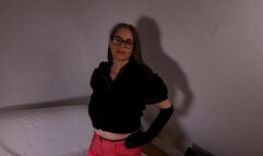 Cum on my pink high heels (2022) (MP4)