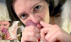 Nose Fetish till Cup of Your Cum: My New Year Gift!