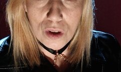 chain smoking in leather