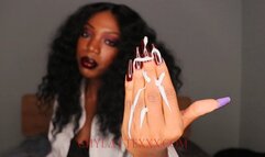 Long Nails Lotion Long Nail Fetish Hand Fetish - 1080 WMV