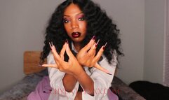 Oily Nails Long Vampy Nail Fetish Hand Fetish - 1080 MP4