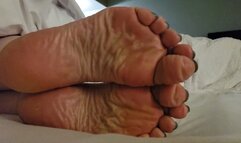 9-minute Tease and Denial Session (sniffing, tickling, rubbing, scrunching, dirty talk)