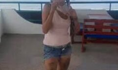 ADA LOVE KICK shows off his kicking and foot skills close to your face