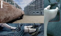 Sensible Destruction in Franco Sarto Espadrille Wedges (mp4 1080p)