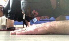 I'll step on your hands