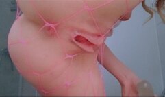 Solo girl masturbation Dildo riding stepsister fucks her wet tight pussy