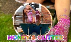 Sticky Honey and Glitter Feet (MOV 4K)