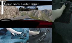 Scrap Room Double Feature in Pantyhose and Stiletto Pumps (mp4 1080p)