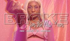 BROKE for the New Year - Snap and Send Interactive Findom JOI Game for NYE with Cum Countdown