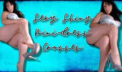 Sexy Shiny Mini-dress Crosses wmv
