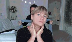 Palm over her mouth HMn