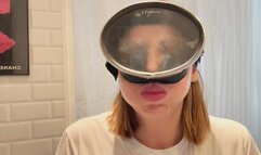 Breath holding with diving mask (custom vid)