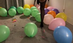 New Years Eve high heel speed pop (4k)