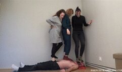 2267 Socks trampling with Lysa Jina Camille