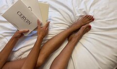 Trying my new stockings