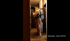 FUN IN ORANGE CHEMICAL SUIT