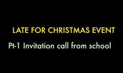 Late for christmas event PT-1 (shoeplay)