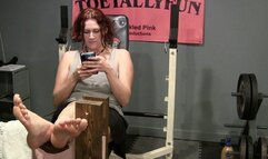 Rose READING Challenge with foot tickled