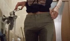 Beatrice wets her pants for the first time