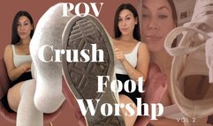 POV Crush Foot Worship