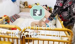 Bib in crib in a full dip