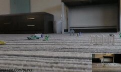 Shrunken & crushed under Giantess Witch spiked sandals (Custom Request) PIP - Full HD