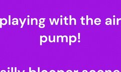 Playing with an air pump