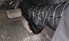 Pedal Play in Goth Boots