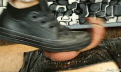 Merciless Play with Twice Cum Beneath My Dirty Converse and Socks (1080HD)