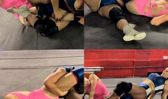 Bbw brunette submits blonde