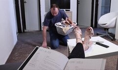 The meanest wife dominating with her BIG feet and soles (4K 2160p)