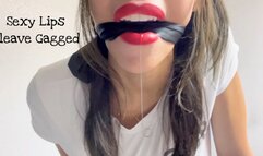 Sexy Lips Cleave Gagged
