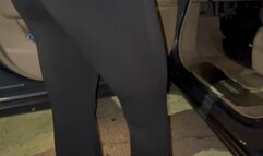 Plump Booty Ebony Revving in Nissan - Crocs & Yoga Pants