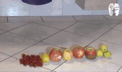 Fruits under Chucks Sneakers