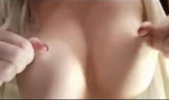 Puffy nipple and beautiful tits worshipping